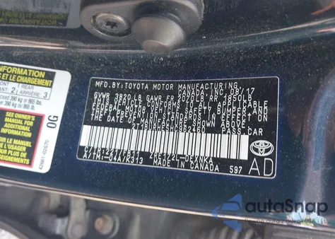 2T1BURHE5HC962460